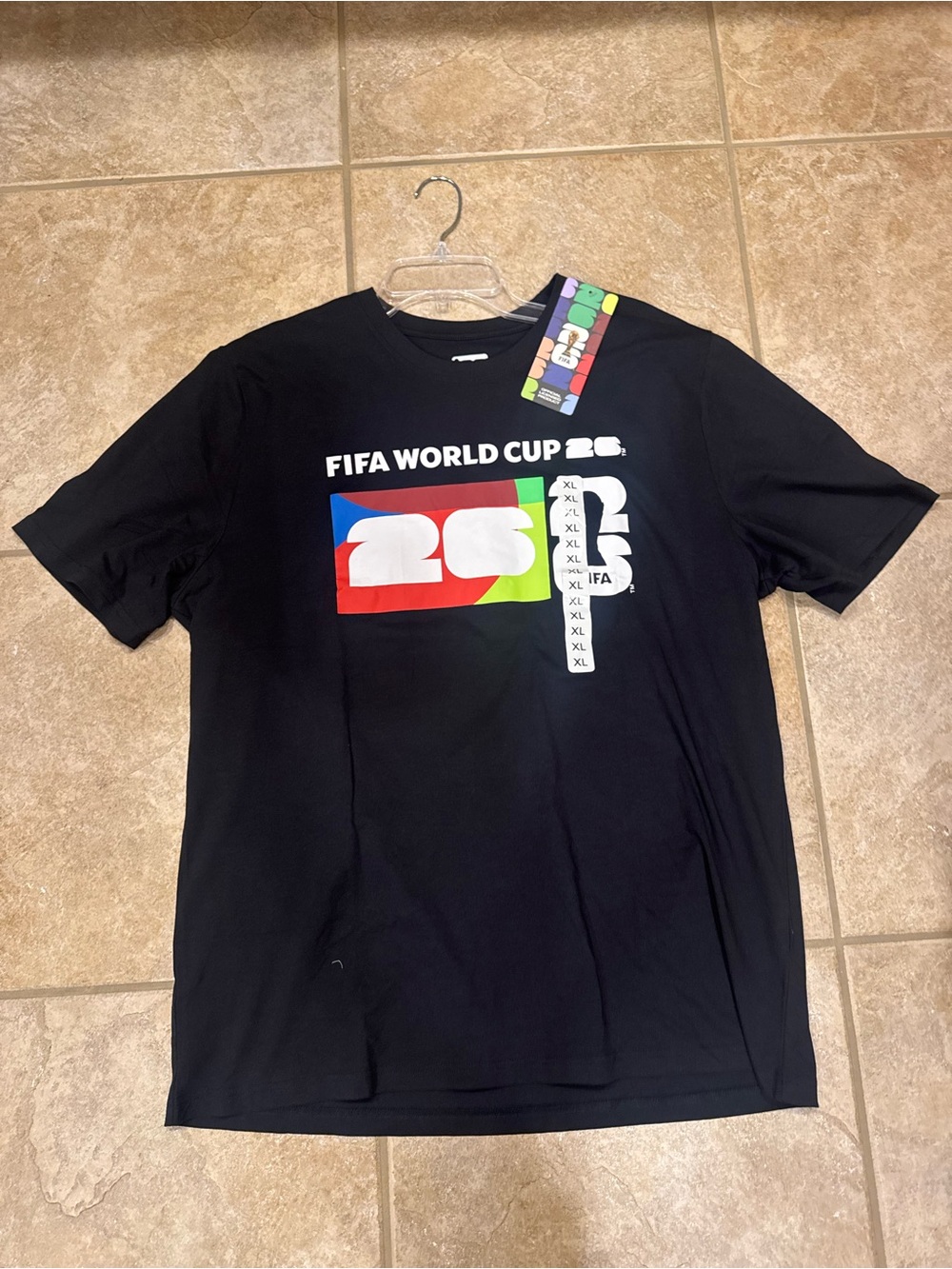 FIFA World Cup 26 Black Graphic T-Shirt